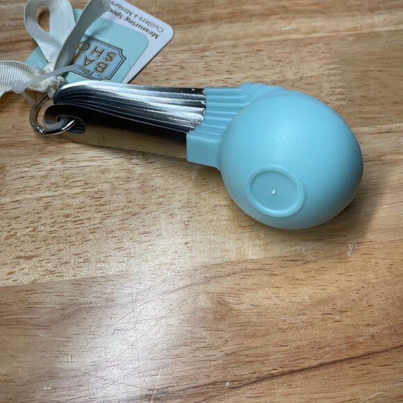 Measuring Spoon Set 8PC.‎ Pale Blue By Bake Shop NEW WITH TAGS! - Picture 3 of 3